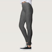 Grijs donkere verloop geometrisch meshpatroon leggings (Links)