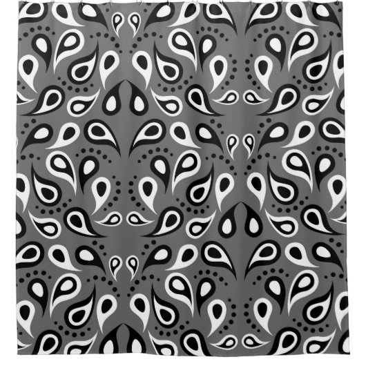 grijs douchegordijn (Voorkant)