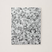 grijs driehoekspatroon legpuzzel (Verticaal)