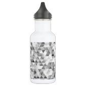 grijs driehoekspatroon waterfles (Links)