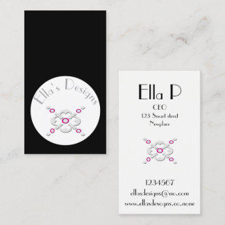 Grijs eenvoudig ontwerp visitekaartje