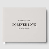 Grijs Eenvoudig Weddenschap Boek (Voorkant)