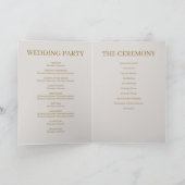 Grijs Eenvoudig Weddenschap Gevouwen Programma (Binnen)