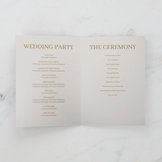 Grijs Eenvoudig Weddenschap Gevouwen Programma (Binnen)