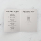 Grijs Eenvoudig Weddenschap Gevouwen Programma (Binnen)