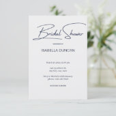 Grijs Elegance Vrijgezellenfeest Kaart (Staand voorkant)