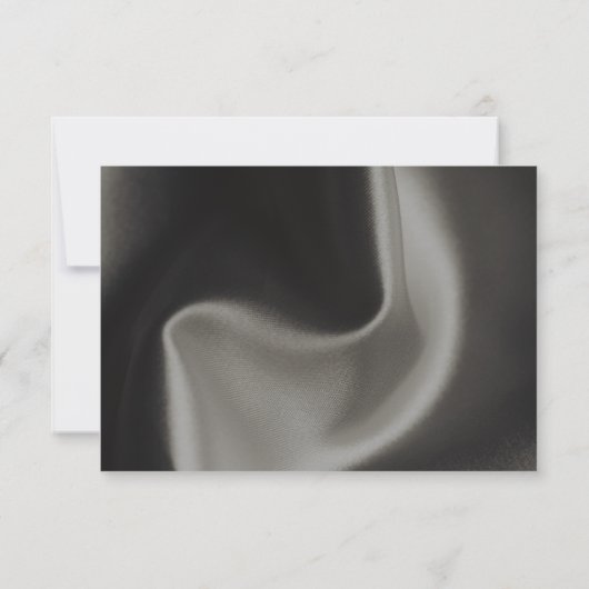 Grijs Elegant Minimalistisch Handgeschreven Bruilo RSVP Kaartje (Achterkant)