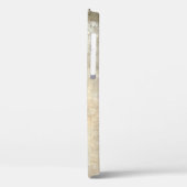 Grijs en Beige Abstracte Kunst Schilderijabstract, Case-Mate iPhone Case (Achterkant / Links)