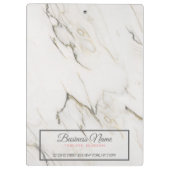 Grijs en beige marmer klembord (Achterkant)