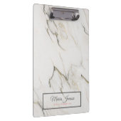 Grijs en beige marmer klembord (Rechts)