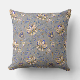 Grijs en blauw moderne elegant  kussen