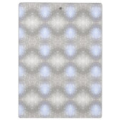 grijs en blauw patroon klembord (Achterkant)