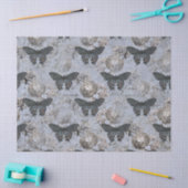 grijs en blauw vlinderdeeg tissuepapier (Craft)