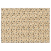 Grijs en Bruin Hartenpatroon Tafelkleed (Voorkant (Horizontaal))