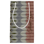 Grijs en bruin patroon klein cadeauzakje (Voorkant)