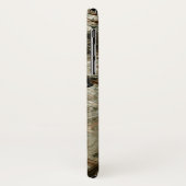 Grijs en bruin stromend marmer Case-Mate iPhone case (Achterkant/links)