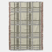 Grijs en crème geplakt deken (Voorkant Verticaal)