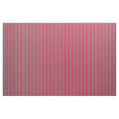 Grijs en Crimson gekleurde strepen Stof (Fat Quarter)