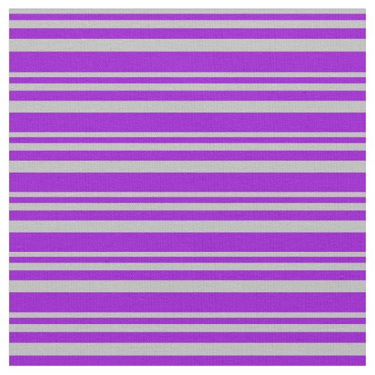 Grijs en donker Violet Striped/Lined Pattern Stof (Close Up)