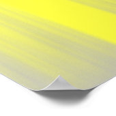 Grijs en Geel Abstract Poster Afdrukken (Hoek)