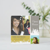 Grijs en Geel Afbeelding Klasse 2012 Aankondiging (Staand voorkant)