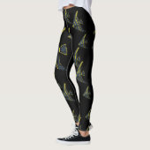 Grijs en Geel Angelvis Leggings (Links)