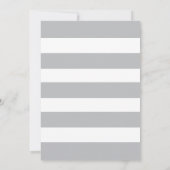 Grijs en Geel Baby shower Kaart (Achterkant)