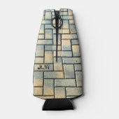 Grijs en Geel Brick Flesjeskoeler (Achterkant)