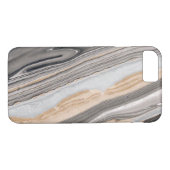 Grijs en Geel ontwerp Case-Mate iPhone Case (Achterkant (Horizontaal))