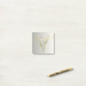 grijs en geel post-it® notes (Op bureau)