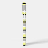 Grijs en Geel, stijlvol, gepersonaliseerd Case-Mate iPhone Case (Achterkant / Links)