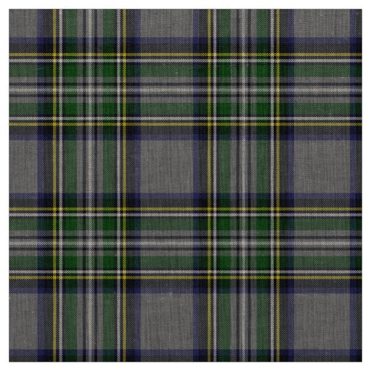 Grijs en Geel Tartan Stof (Swatch)