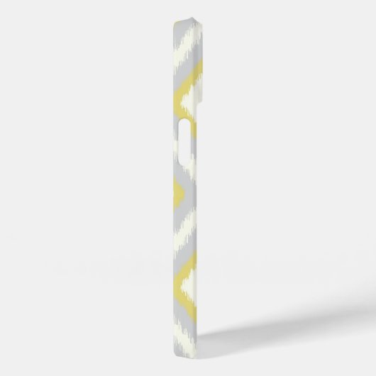 Grijs en Geel Tribal Ikat Chevron Case-Mate iPhone Case (Achterkant / Rechts)
