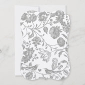  Grijs en Geel Vlees Vogelgevecht Kaart (Achterkant)