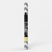 Grijs en Geel Zigzags Persoonlijke foto Case-Mate iPhone Case (Achterkant/rechts)