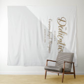 Grijs en Goud baby jongen moderne toewijding achte Wandkleed (In Situ (horizontaal))