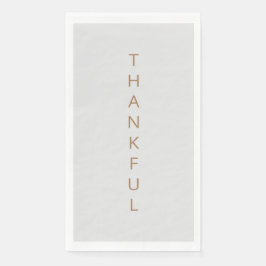 Grijs en goud Dankbaar servet