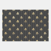 Grijs en Goud Parijs Inpakpapier Vel (Voorkant 2)