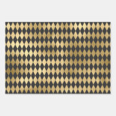 Grijs en Goud Parijs Inpakpapier Vel (Voorkant)