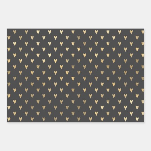 Grijs en Goud Parijs Inpakpapier Vel (Voorkant 2)