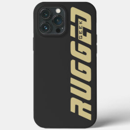 grijs en goud RUGED GEEK Case-Mate iPhone Case