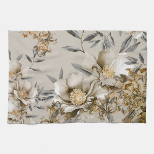 Grijs en Goud Theedoek