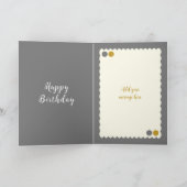 Grijs en goud voegen foto's toe als zuster in de w kaart (Binnen)