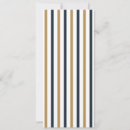 Grijs- en goudsport Gedekte Ticket Birthday Party Kaart (Achterkant)