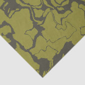 Grijs en groen abstract tissuepapier (Detail)