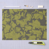 Grijs en groen abstract tissuepapier (Craft)