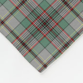 Grijs en Groen Craig Clan Tartan Fleece Deken (Hoek)