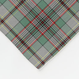 Grijs en Groen Craig Clan Tartan Fleece Deken