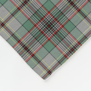 Grijs en Groen Craig Clan Tartan Fleece Deken