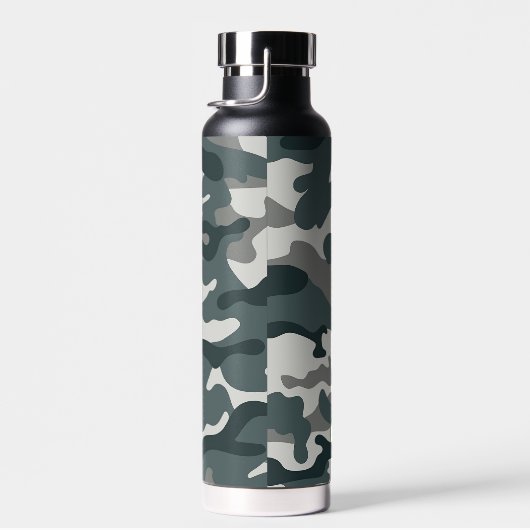 Grijs en groen kamo Dekkoper, geïnfuseerd Waterfles (Rechts)